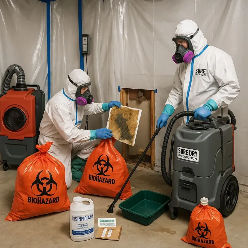 Contaminated Water Handling Protocols process in Homestead Meadows South, TX