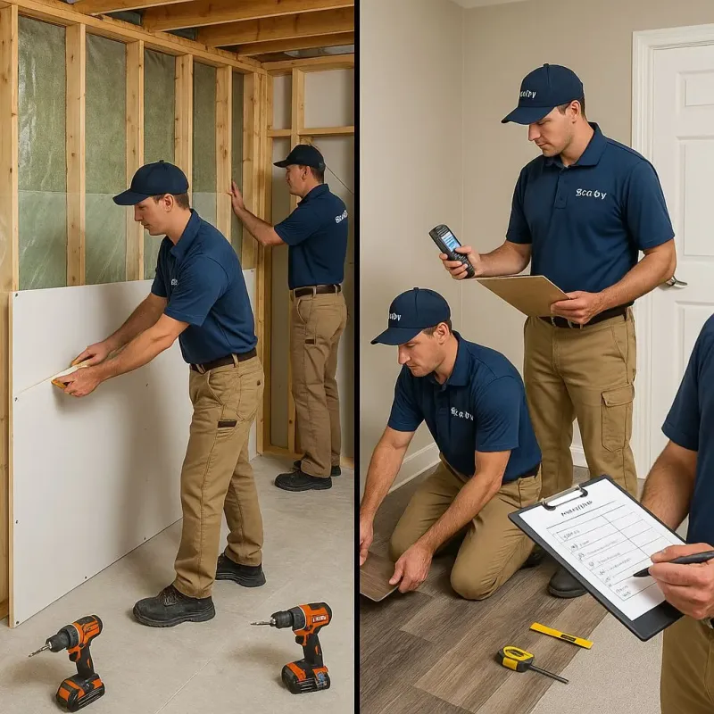 Repairs and Reconstruction process in Homestead Meadows South, TX